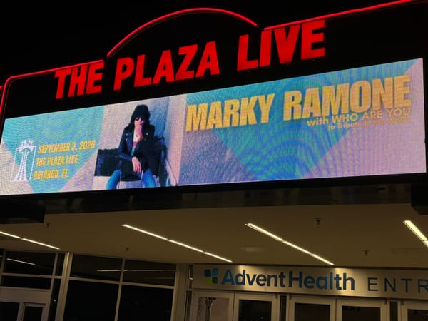 Marky Ramone's Blitzkrieg at The Plaza Live, Orlando (9/3/2026)